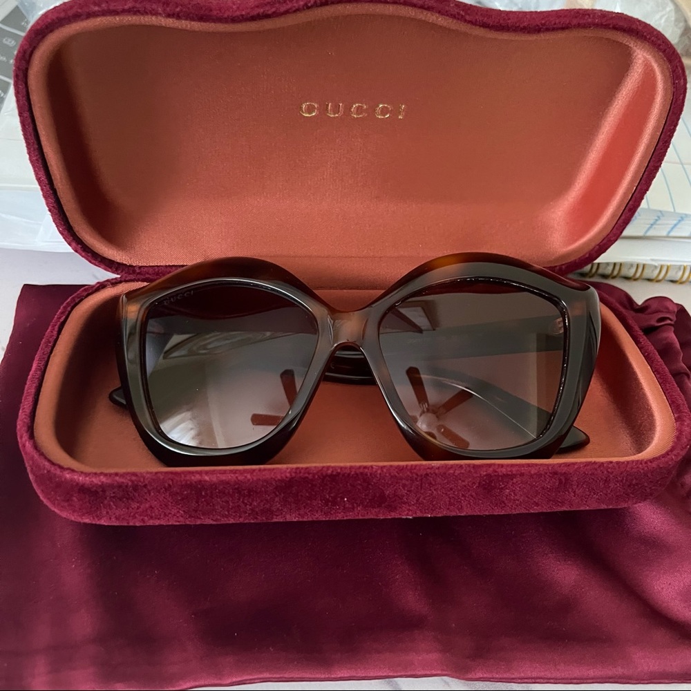 Gucci Tortoise Shell Sunglasses